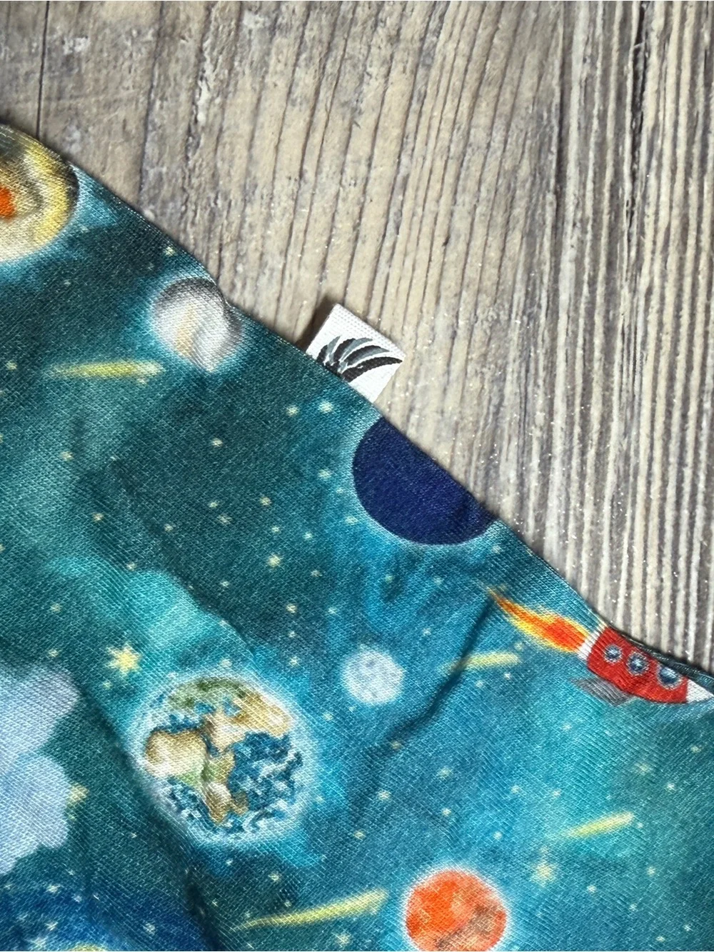 Free Birdees Bamboo Convertible Romper Pajamas Space Rocket Planets 3T EUC